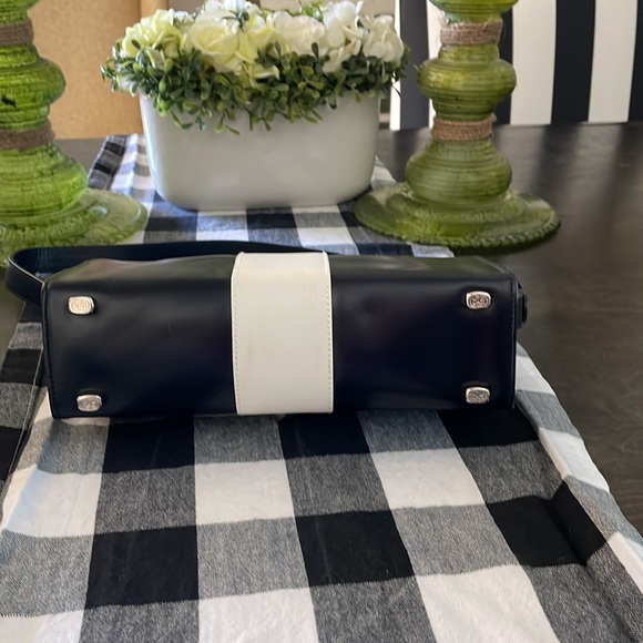 Escada retro box lambskin leather black and white clutch/belt bag - Picture 6 of 16